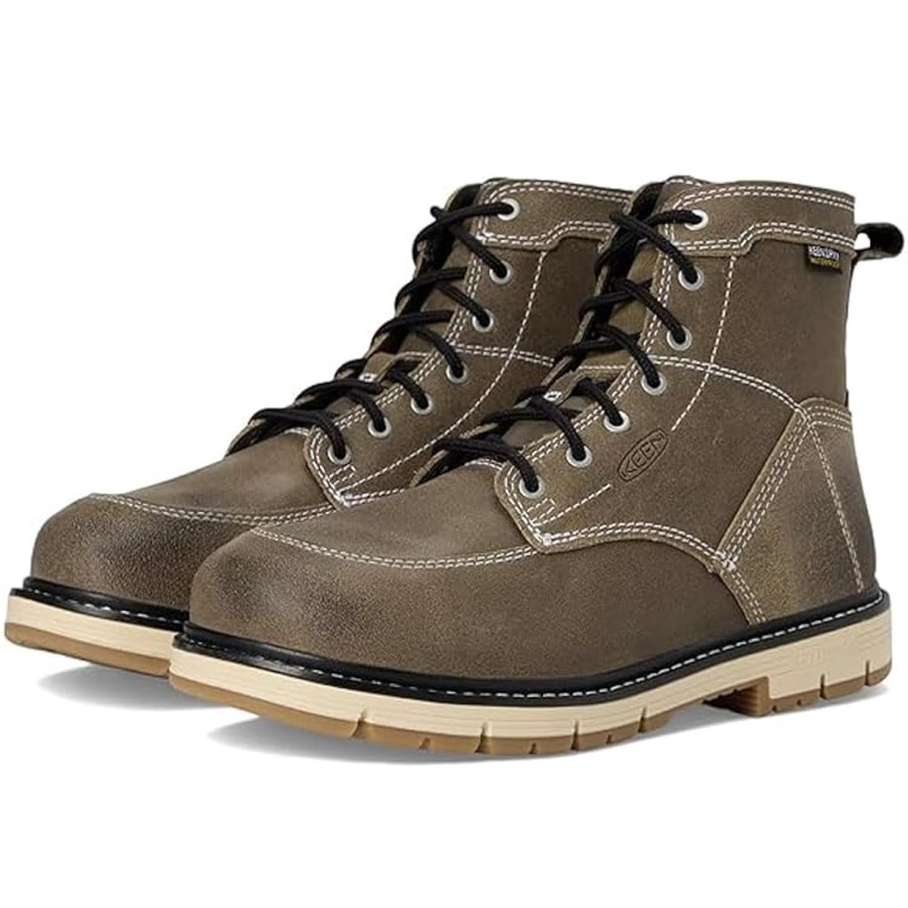 KEEN Utility Women's San Jose 6” Alloy Toe Waterproof 90 Degree Heel Work Boots